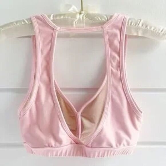 Niyama Sol Eclipse Medium Support Sports Bras In Coral, Slate Blue, Ballet Pink - Picture 7 of 16